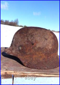 M40 Helmet WW2 Germany Stalhelm Original WWII