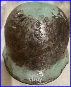 M40 Helmet WWII Original German Stahlhelm Steel WW2