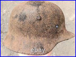 M40 Helmet WWII Original German Stahlhelm Steel WW2 Size 62