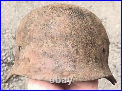 M40 Helmet WWII Original German Stahlhelm Steel WW2 Size 62