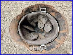 M40 Helmet WWII Original German Stahlhelm Steel WW2 Size 62