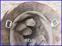 M40 Helmet WWII Original German Stahlhelm Steel WW2 Size 62