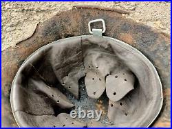 M40 Helmet WWII Original German Stahlhelm Steel WW2 Size 62