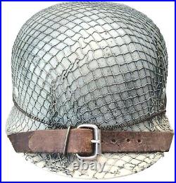 M40 Size 66 Helmet WWII Original German Stahlhelm Steel WW2