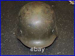 M40 WWII German Helmet Finland Finnish Issue