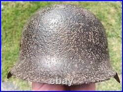 M42 Helmet WWII Original German Stahlhelm Steel WW2 Size 64