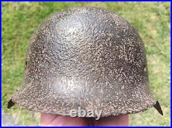 M42 Helmet WWII Original German Stahlhelm Steel WW2 Size 64