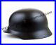 Medieval-German-Black-SS-M40-Steel-Helmet-reenactment-Black-helmet-01-es