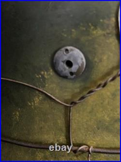 NICE! Reproduction German Paratrooper M38 FJ Camouflage Helmet with Chicken Wire