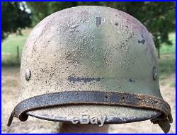ORIGINAL Normandy Camo German Helmet