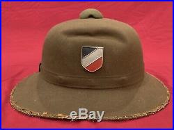 ORIGINAL Vet Bring-Back WWII DAK Afrika Korps German Pith Helmet Second Pattern
