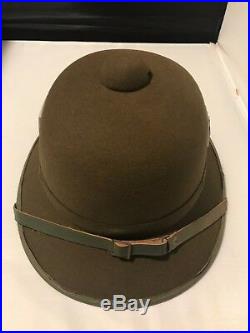 ORIGINAL WWII 1942 GERMAN TROPICAL PITH HELMET (for AFRICA CORP) Excellent