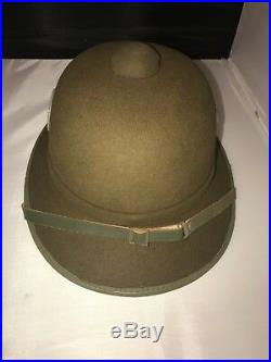ORIGINAL WWII 1942 GERMAN TROPICAL PITH HELMET (for AFRICA CORP) Excellent