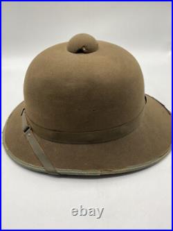 ORIGINAL WWII GERMAN ARMY DAK AFRIKA KORPS PITH HELMET Second Model ORIGINAL WWII GERMAN ARMY DAK AFRIKA KORPS PITH HELMET Second Model