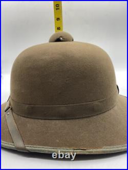 ORIGINAL WWII GERMAN ARMY DAK AFRIKA KORPS PITH HELMET Second Model ORIGINAL WWII GERMAN ARMY DAK AFRIKA KORPS PITH HELMET Second Model