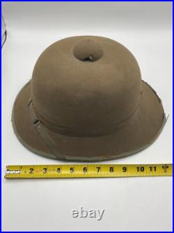 ORIGINAL WWII GERMAN ARMY DAK AFRIKA KORPS PITH HELMET Second Model ORIGINAL WWII GERMAN ARMY DAK AFRIKA KORPS PITH HELMET Second Model