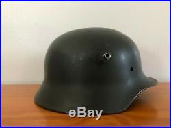 ORIGINAL WWII German Stahlhelm M40 Helmet WW2 Marked Q