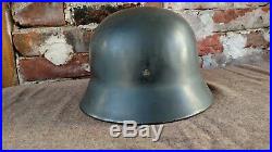 ORIGINAL WWII German Stahlhelm M40 Helmet WW2 Marked Size 66