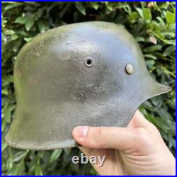ORIGINAL WWII WW2 German Wehrmacht Army M42 Steel Combat Helmet Nice