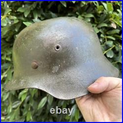ORIGINAL WWII WW2 German Wehrmacht Army M42 Steel Combat Helmet Nice