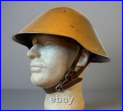 Old EAST GERMAN M56 Egg Steel Combat Helmet Wehrmacht Army Leather Liner