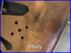 Old EAST GERMAN M56 Egg Steel Combat Helmet Wehrmacht Army Leather Liner
