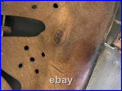 Old EAST GERMAN M56 Egg Steel Combat Helmet Wehrmacht Army Leather Liner