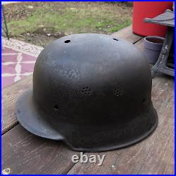Old M-34 German Med-1930's Military Police Helmet S. 64