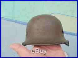 Old Vintage Early German Wwii Wehrmacht Combat Helmet Original Ww2