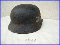 Original Authentic WW2 Relic German helmet Wehrmacht from Kurland battlefield
