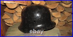 Original-Authentic WW2 WWII German helmet Wehrmacht MFR Stamp 18 #217 Original-Authentic WW2 WWII German helmet Wehrmacht MFR Stamp 18 #217