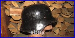 Original-Authentic WW2 WWII German helmet Wehrmacht MFR Stamp 18 #217