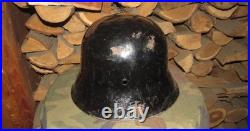 Original-Authentic WW2 WWII German helmet Wehrmacht MFR Stamp 18 #217