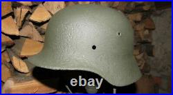 Original-Authentic WW2 WWII Improvisation Lamp Helmet German #5