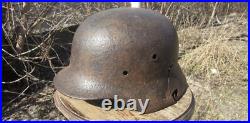 Original-Authentic WW2 WWII Relic German helmet Wehrmacht #187 Original-Authentic WW2 WWII Relic German helmet Wehrmacht #187