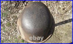 Original-Authentic WW2 WWII Relic German helmet Wehrmacht #187 Original-Authentic WW2 WWII Relic German helmet Wehrmacht #187