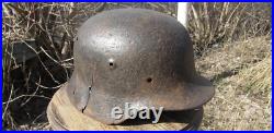 Original-Authentic WW2 WWII Relic German helmet Wehrmacht #187 Original-Authentic WW2 WWII Relic German helmet Wehrmacht #187