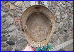 Original-Authentic WW2 WWII Relic German helmet Wehrmacht MFR Stamp E 134 #214