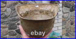 Original-Authentic WW2 WWII Relic German helmet Wehrmacht MFR Stamp E 134 #214