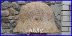Original-Authentic WW2 WWII Relic German helmet Wehrmacht MFR Stamp E 134 #214