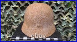 Original-Authentic WW2 WWII Relic German helmet Wehrmacht MFR Stamp E 134 #214