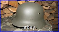 Original-Authentic WW2 WWII Relic German helmet Wehrmacht NO MFR number #4