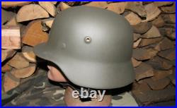 Original-Authentic WW2 WWII Relic German helmet Wehrmacht NO MFR number #4