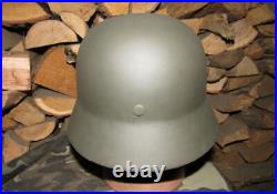 Original-Authentic WW2 WWII Relic German helmet Wehrmacht NO MFR number #4
