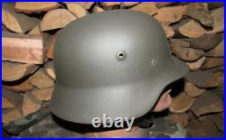 Original-Authentic WW2 WWII Relic German helmet Wehrmacht NO MFR number #4