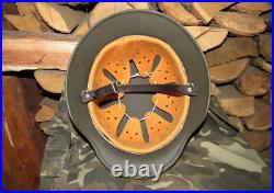 Original-Authentic WW2 WWII Relic German helmet Wehrmacht NO MFR number #4