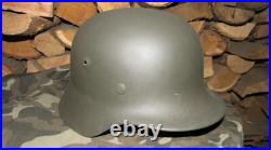 Original-Authentic WW2 WWII Relic German helmet Wehrmacht NO MFR number #4