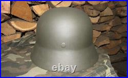 Original-Authentic WW2 WWII Relic German helmet Wehrmacht NO MFR number #4