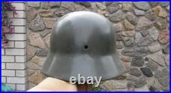 Original-Authentic WW2 WWII Relic German helmet Wehrmacht Restoration ET 64 #9