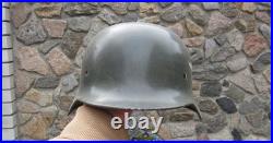 Original-Authentic WW2 WWII Relic German helmet Wehrmacht Restoration ET 64 #9 Original-Authentic WW2 WWII Relic German helmet Wehrmacht Restoration ET 64 #9